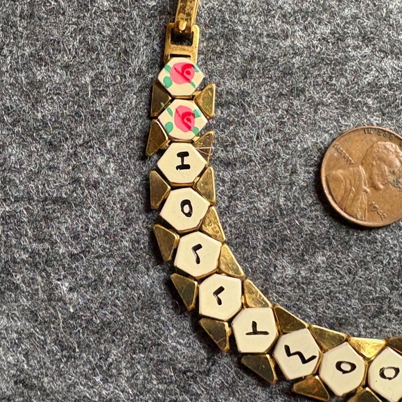 Vintage 1950's Hollywood California Enameled Souvenir Bracelet - Retro Hollywood - Picture 9 of 9